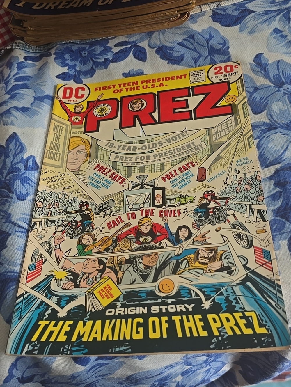 PREZ #1 [Vol.1, Aug-Sept 1973] Joe Simon! First Teen President of USA